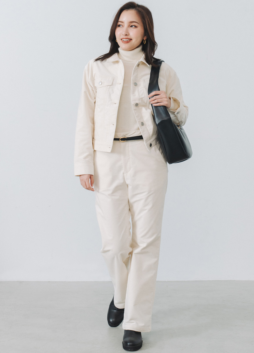 復古燈芯絨寬褲